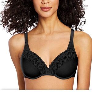 Bali Passion For Comfort Underwire Bra with Full-Coverage, Light Lift Back Smoot